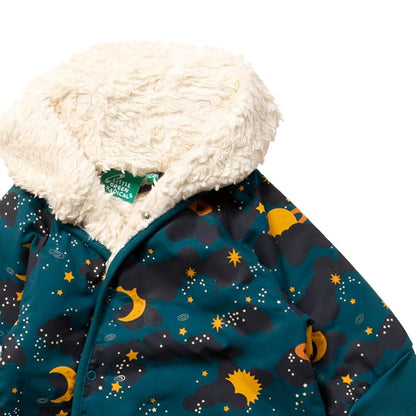 Little Green Radicals Saturn Nights Sherpa Lined Snowsuit 