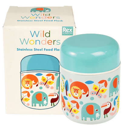 Stainless Steel Food Flask - Wild Wonders 1