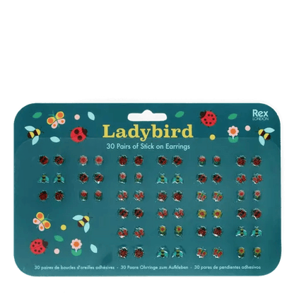 Ladybird Stick on Earrings 1