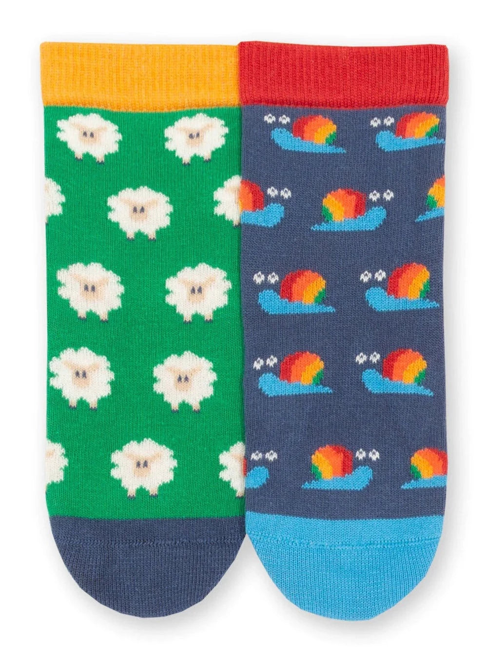 Kite Rainbow Snail Toddler Socks