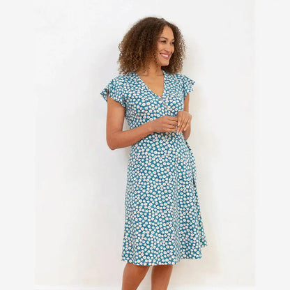 Kite Highcliffe Jersey Wrap Dress Daisy 