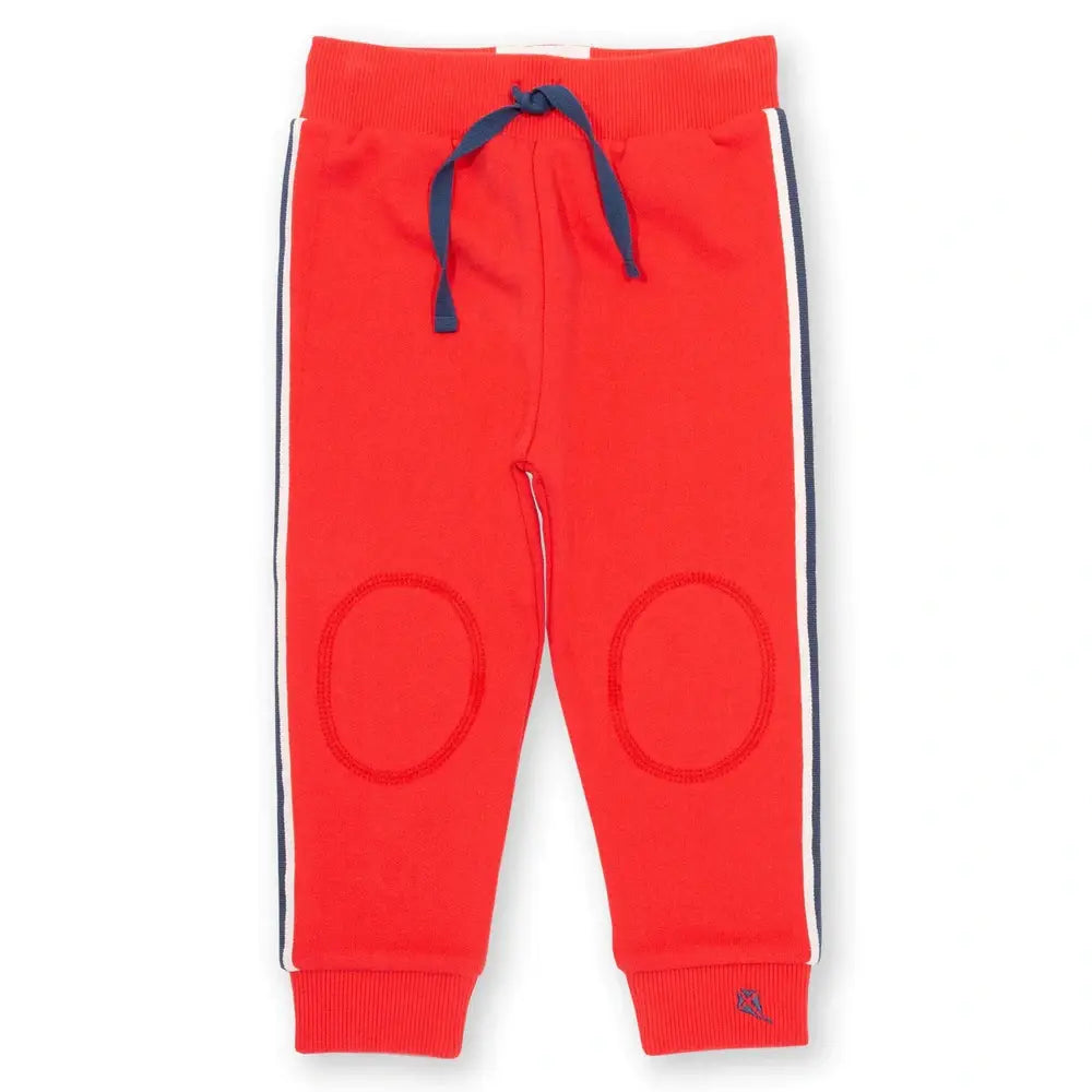 Kite Side Stripe Joggers Red 