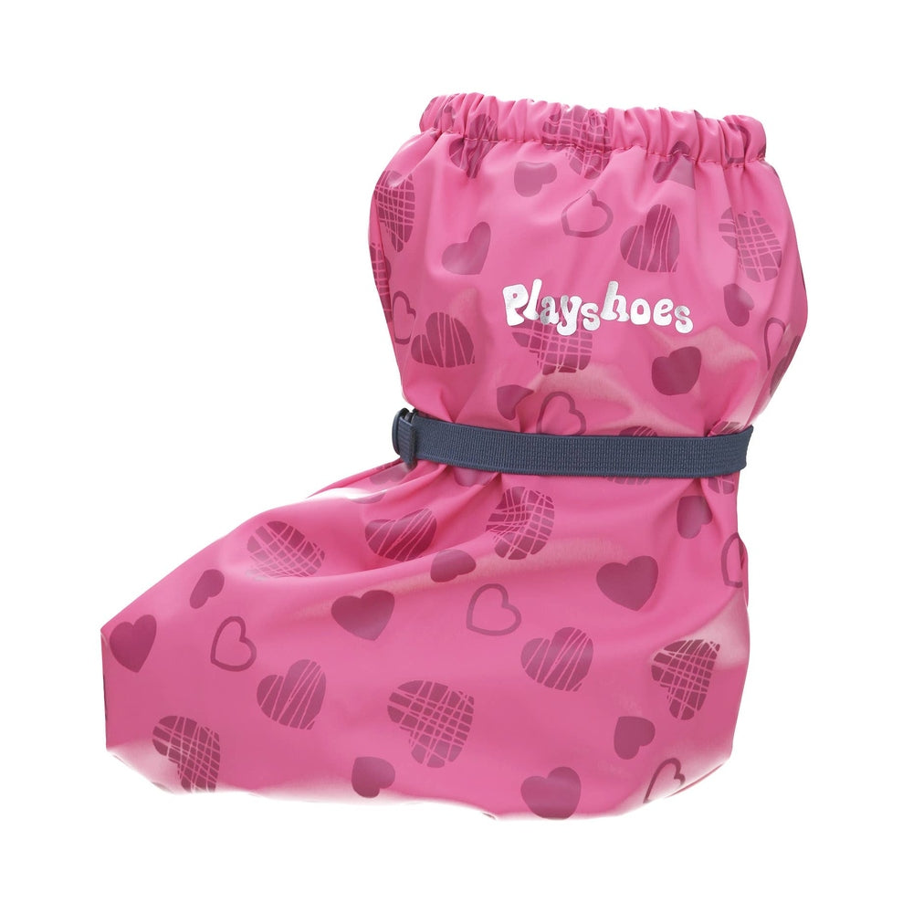 Rainboots with fleece-lined hearts 1