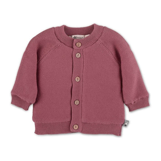 Organic Knitted Lined Jacket - Rose 1