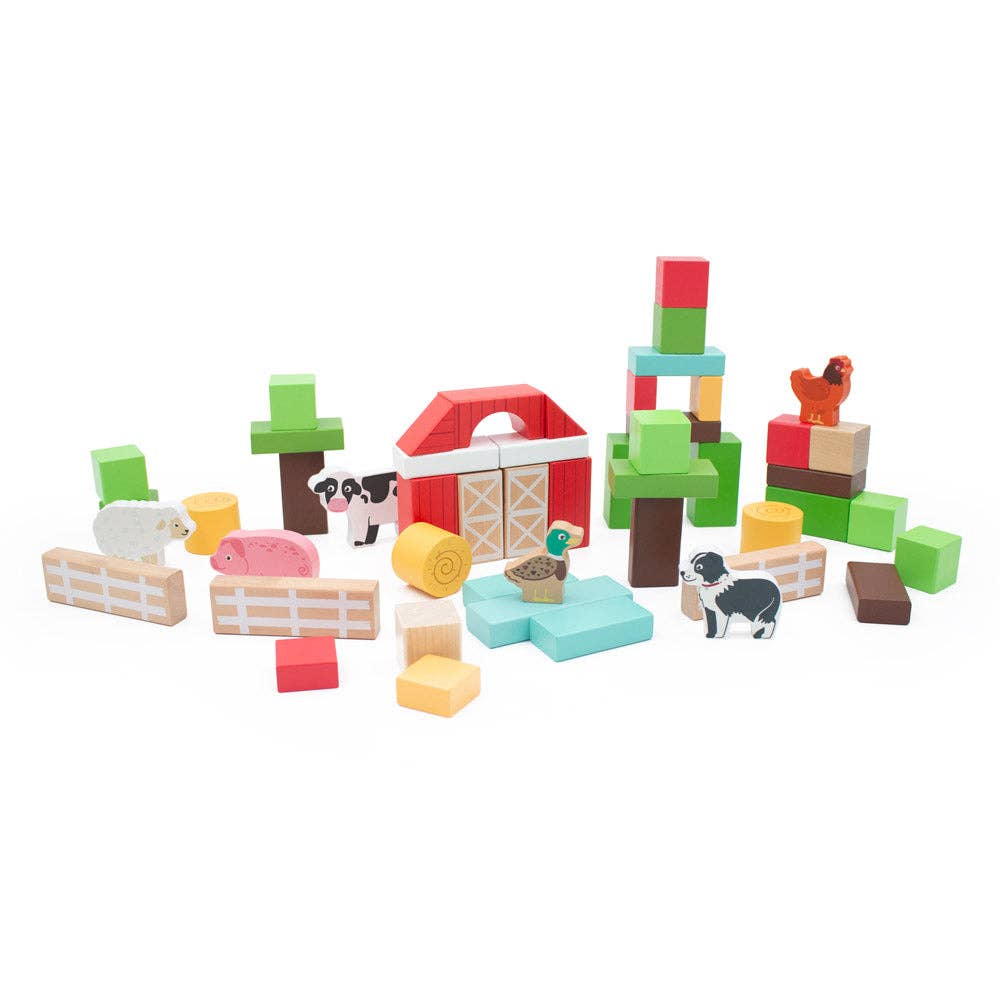 JUMINI Farm Block Set 50pc in tub 1