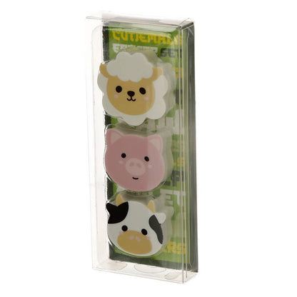 Adoramals Farm Eraser Set 2