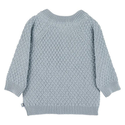 Organic Knit Jumper - Blue 3