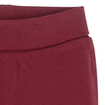 Cotton Jersey Trousers - Dark Red 2