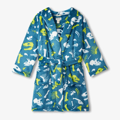 Fleece Robe - Dino Fossils 1