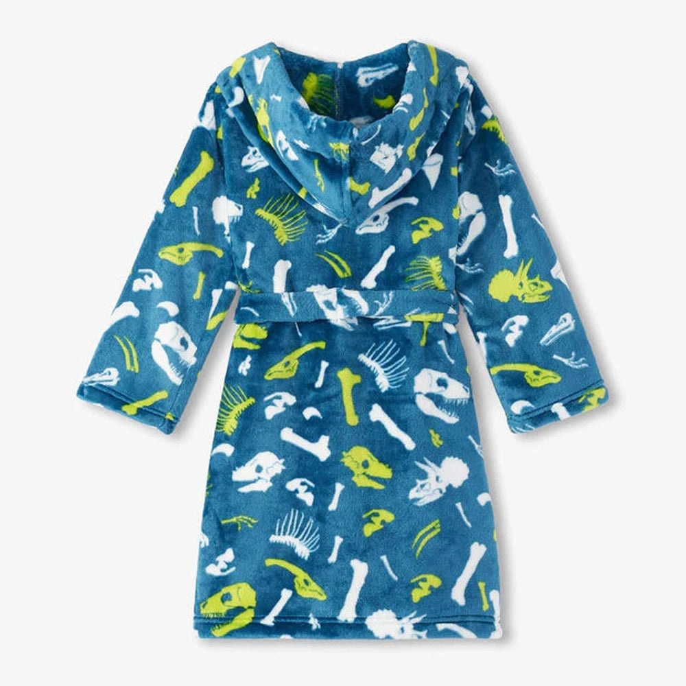 Fleece Robe - Dino Fossils 2