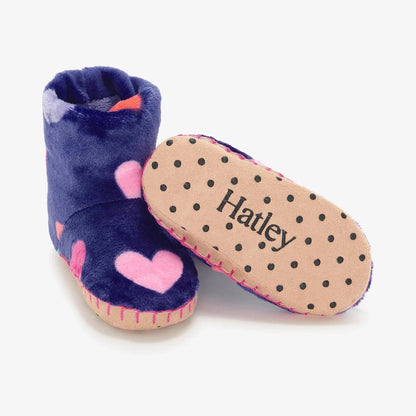 Fleece Slippers - Heart 2