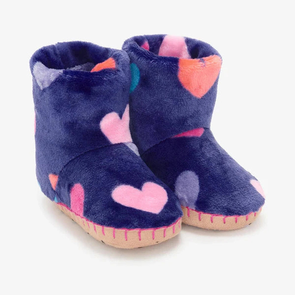 Fleece Slippers - Heart 1