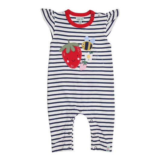 Busy Bee Applique Playsuit 1