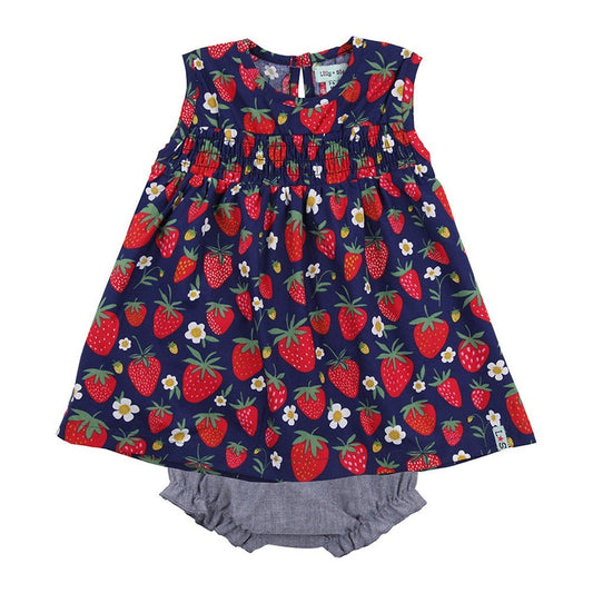 Strawberry Dress and Bloomer Set 1