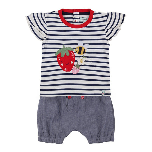 Busy Bee Applique Short Set 1