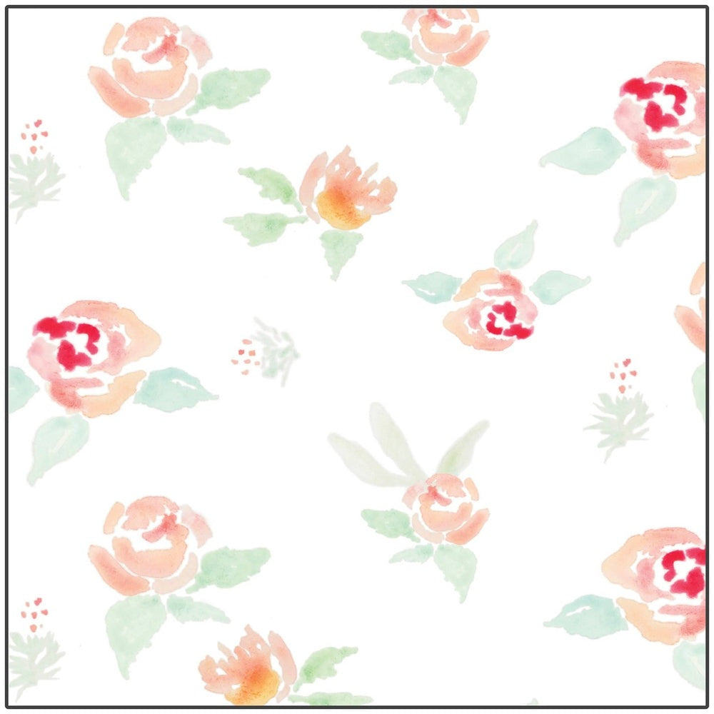 Omni Swaddle Sack, Peachy Pink Watercolor Floral, 0-3 Mo 4