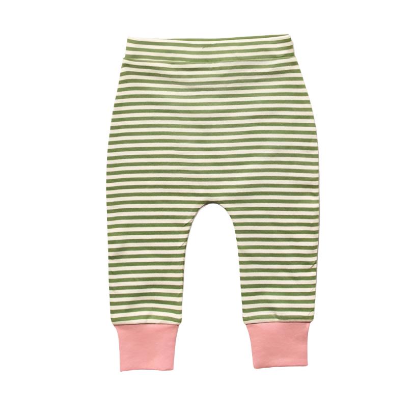 Little Green Radicals Pink Flowers Organic T-Shirt & Jogger Playset 