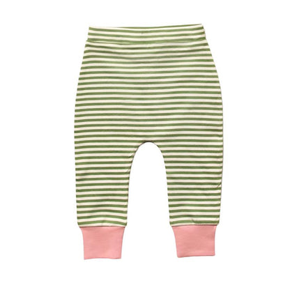 Little Green Radicals Pink Flowers Organic T-Shirt & Jogger Playset 