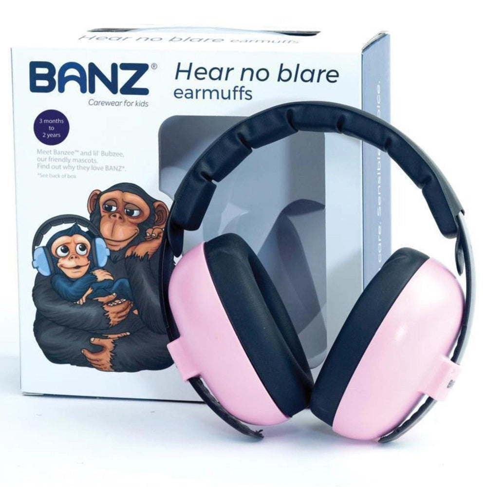 Baby BanZ Bubzee Ear Protectors - Pink 1