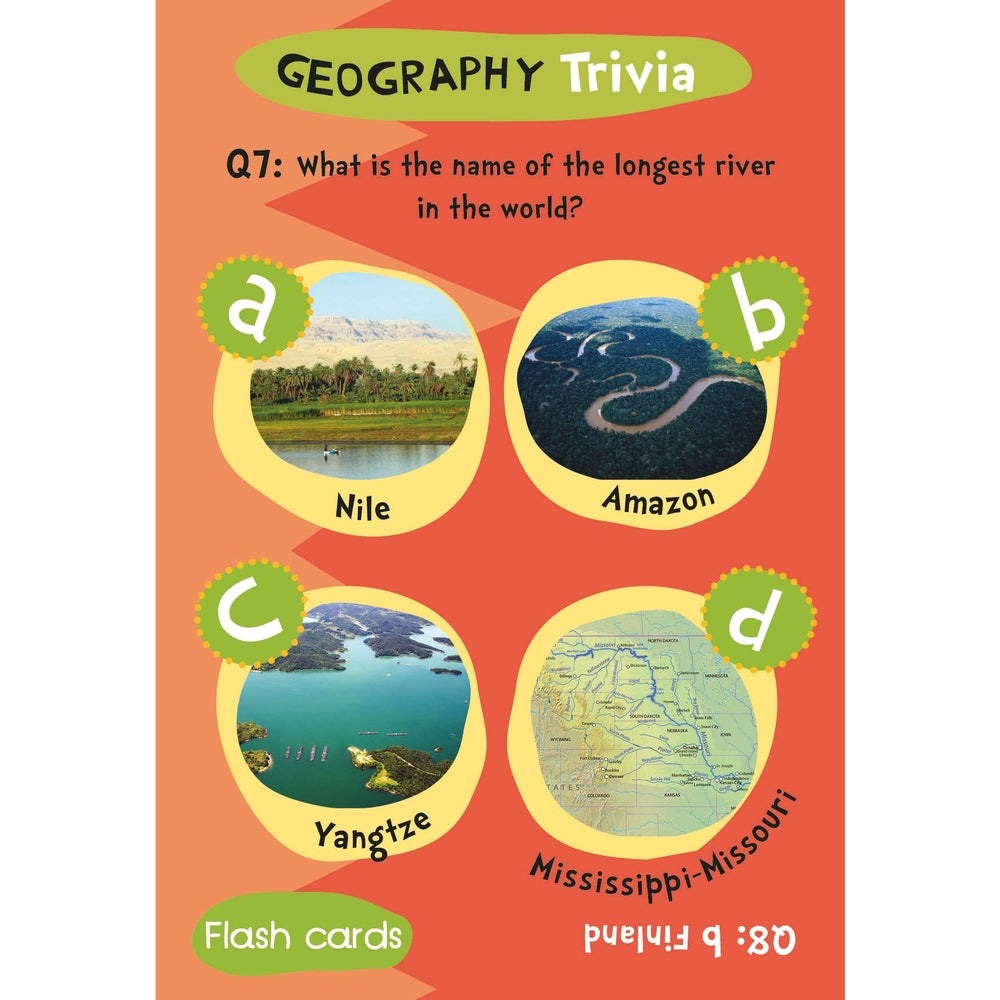 Flash Cards - Geography Trivia 3