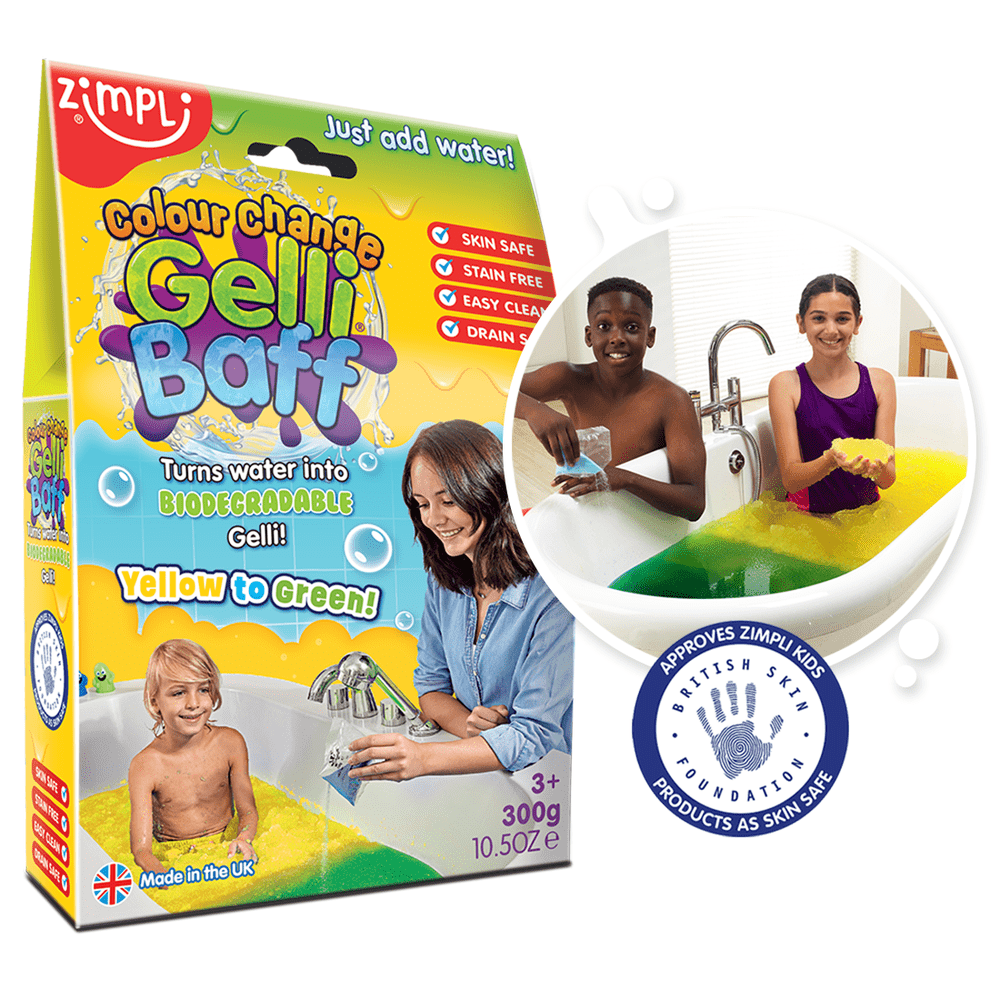 Zimpli Gelli Baff Colour Change Sensory Bath Toy - Assorted 3