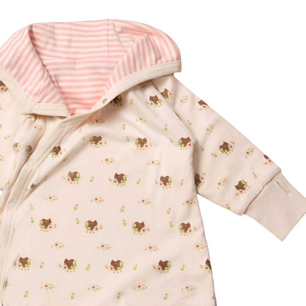 Little Green Radicals Autumn Squirrel Reversible Snug As A Bug Suit 