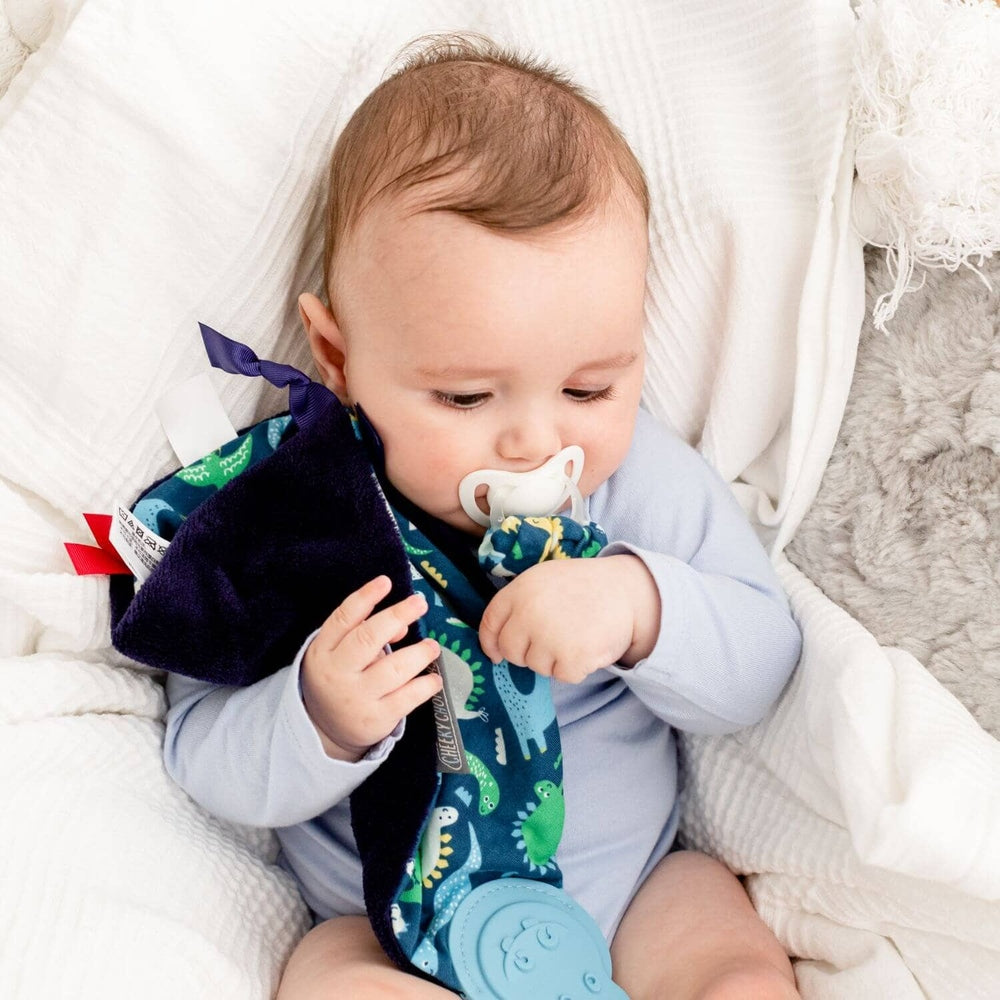 Baby Comforter with Teether - Baby Dino 2