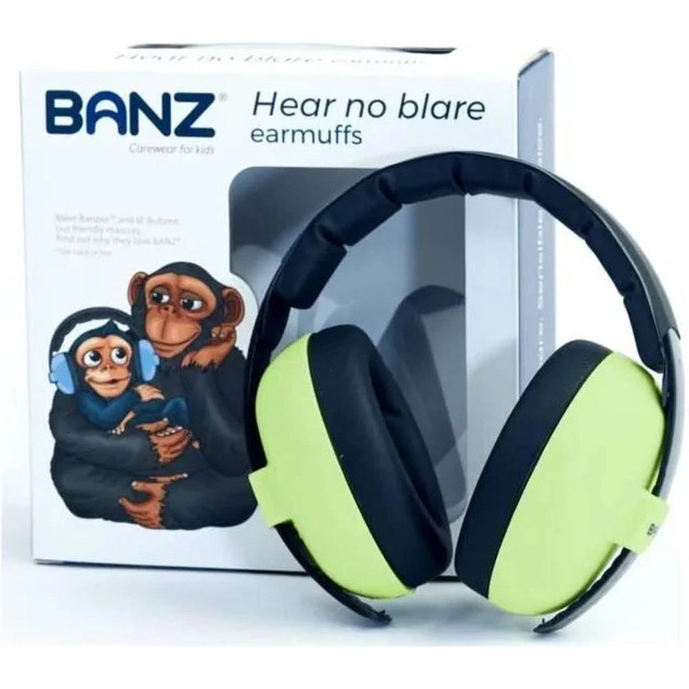 Baby BanZ Bubzee Ear Protectors - Leaf Green 1