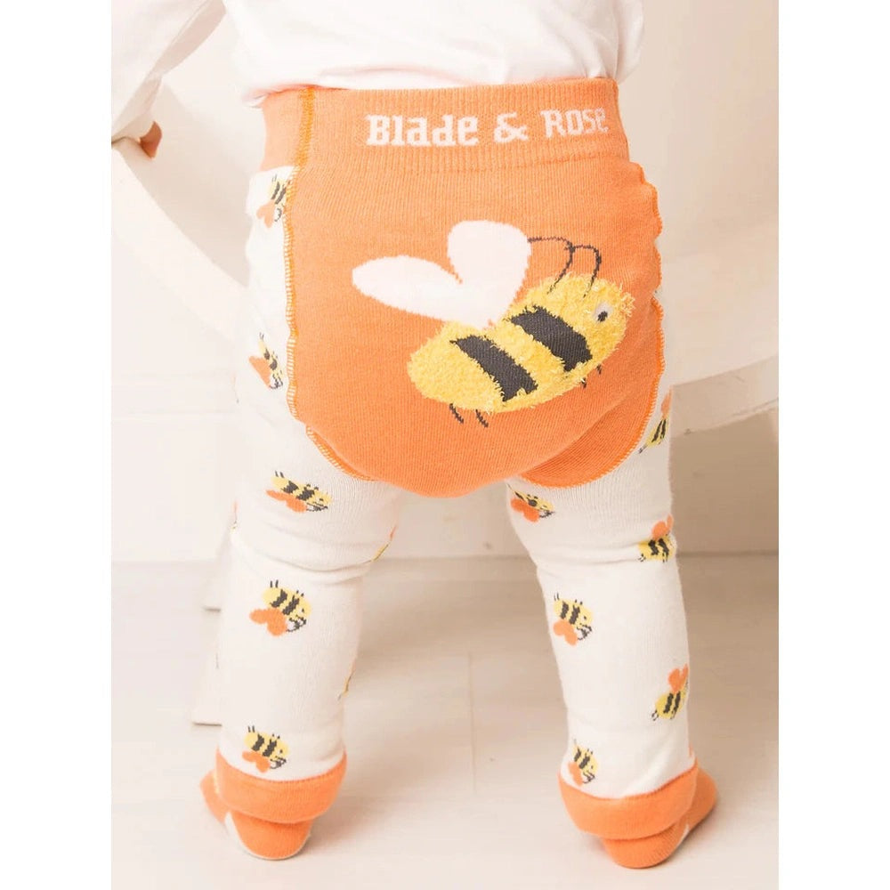 Honey Bee Knitted Leggings 1