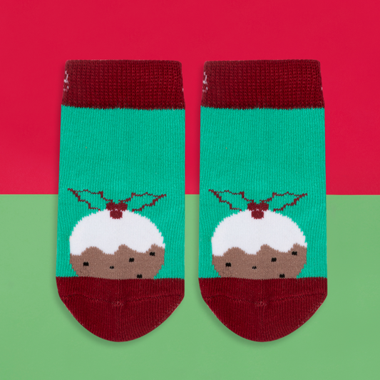 Christmas Pudding Socks