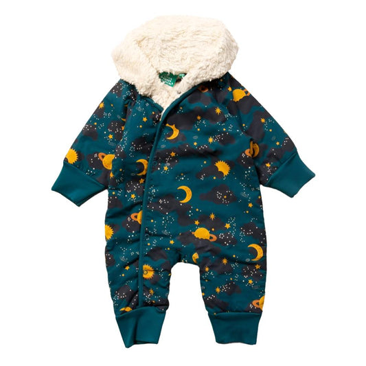 Little Green Radicals Saturn Nights Sherpa Lined Snowsuit 