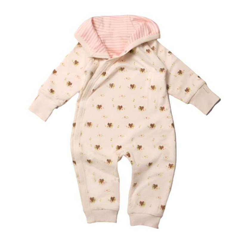 Little Green Radicals Autumn Squirrel Reversible Snug As A Bug Suit 