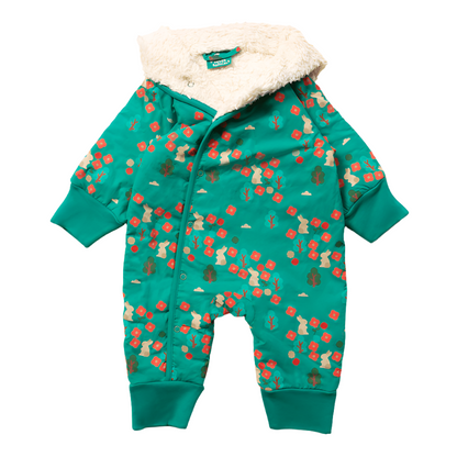 Little Green Radicals Forest Walk Sherpa Lined Snowsuit 